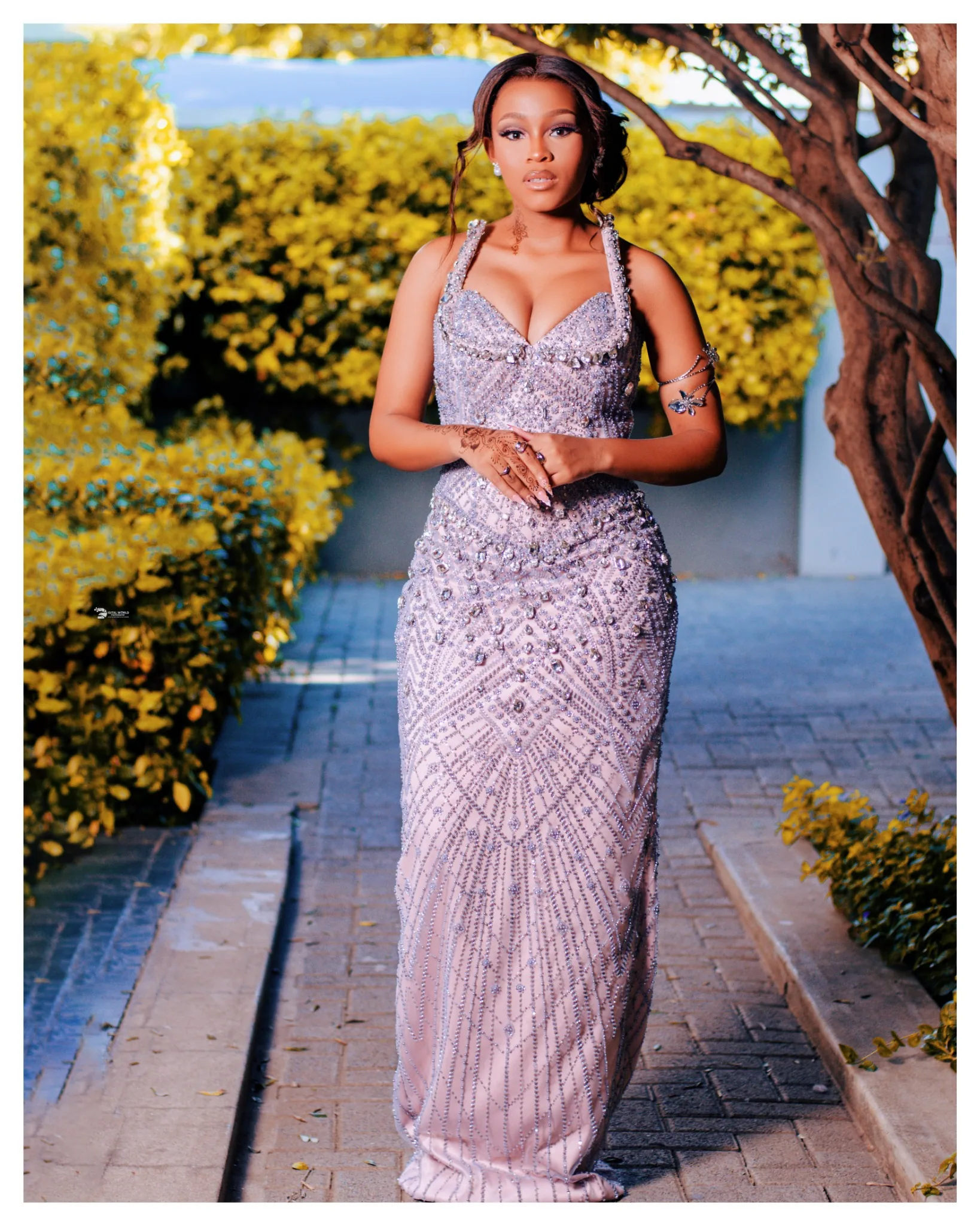 Elegant matric farewell portrait
